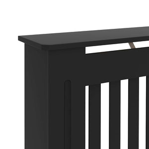 vidaXL Radiator Cover Black 172x19x81.5 cm Engineered Wood