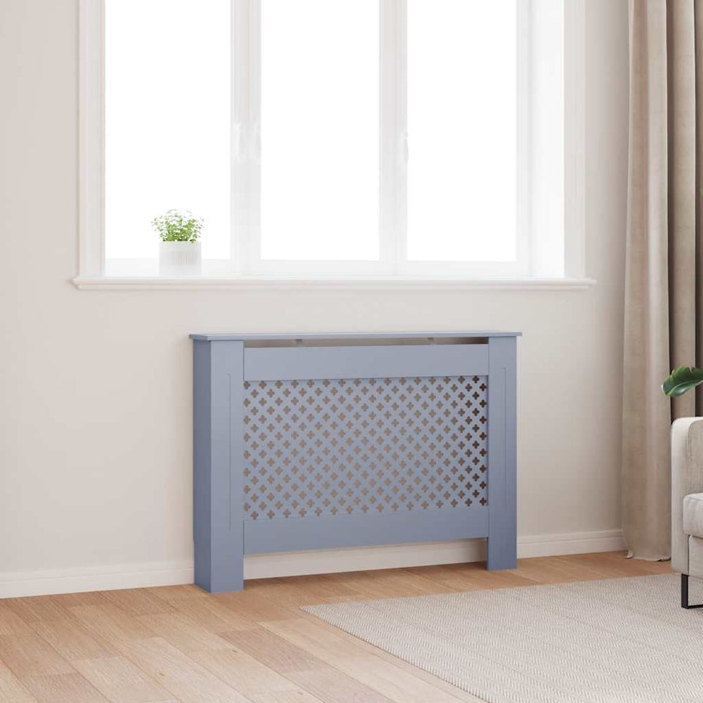vidaXL Radiator Cover Anthracite 112x19x81.5 cm MDF