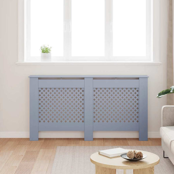vidaXL Radiator Cover Anthracite 152x19x81.5 cm MDF