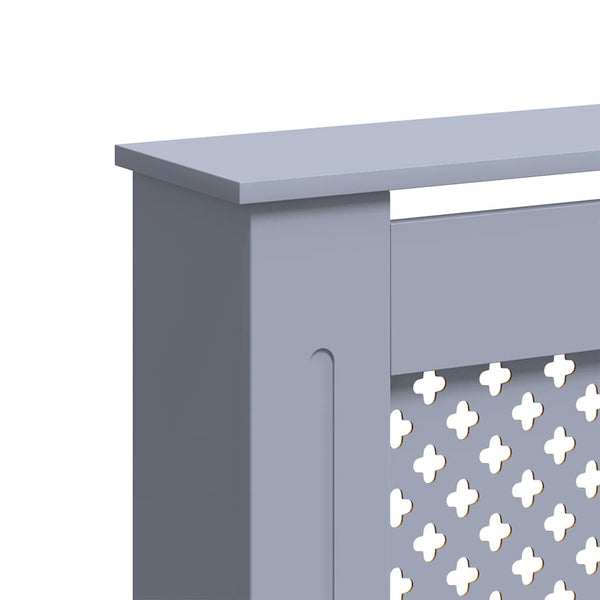 vidaXL Radiator Cover Anthracite 152x19x81.5 cm MDF