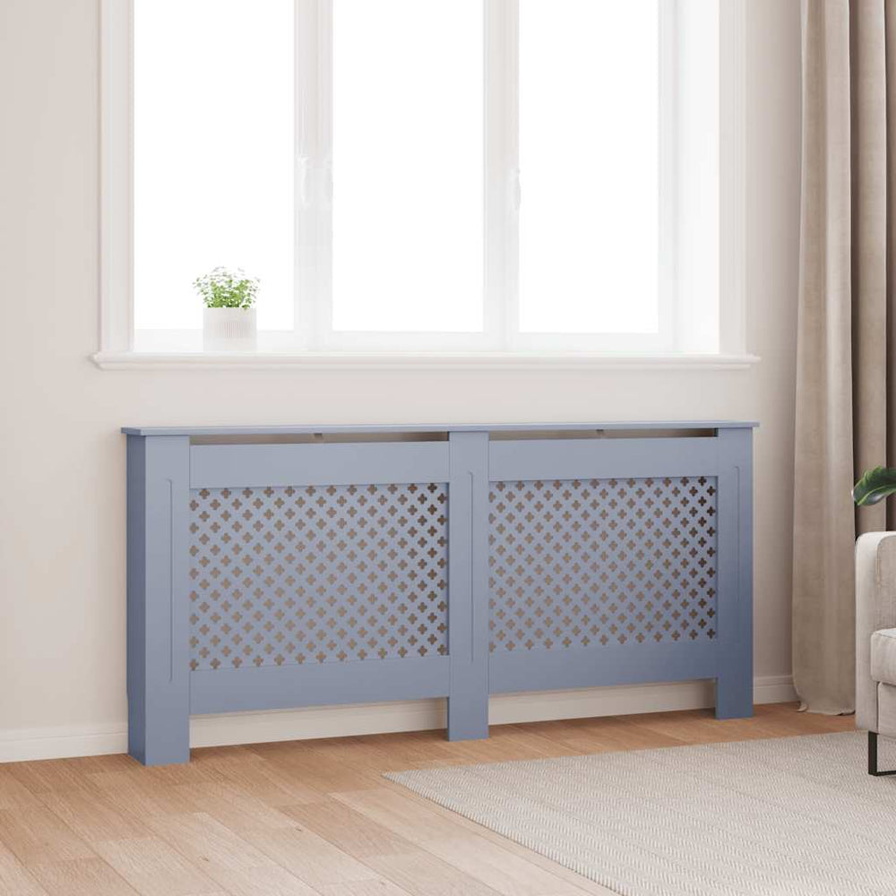 vidaXL Radiator Cover Anthracite 172x19x81.5 cm MDF