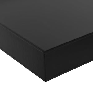 vidaXL Floating Shelves 2 pcs Black 60 x 20 x 3.8 cm