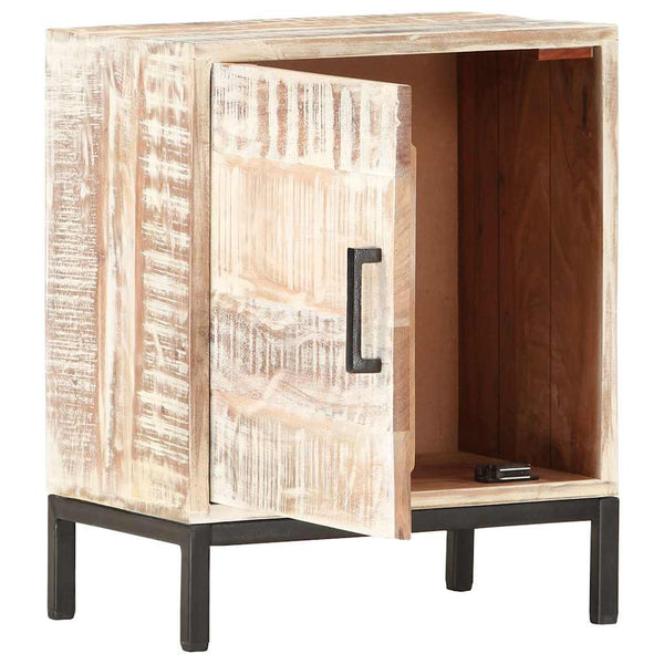vidaXL Bedside Cabinet 40 x 30 x 50 cm Solid Acacia Wood