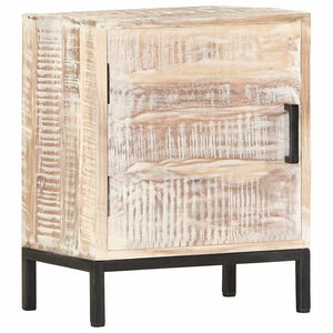 vidaXL Bedside Cabinet 40 x 30 x 50 cm Solid Acacia Wood