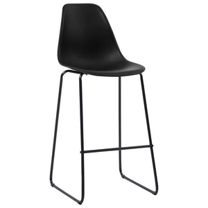 vidaXL 3-Piece Bar Set Plastic Black