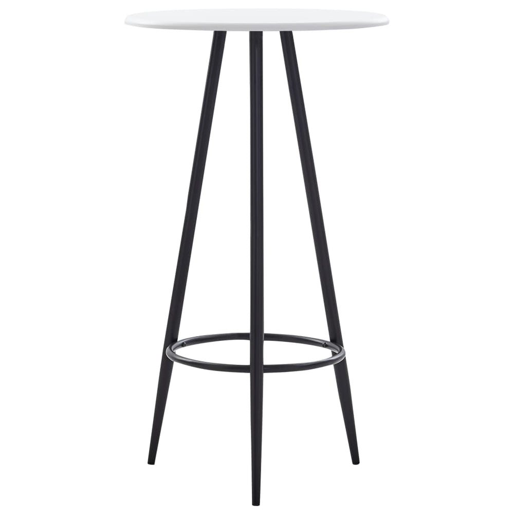 vidaXL 3-Piece Bar Set Plastic Black