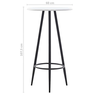 vidaXL 5-Piece Bar Set Plastic Black