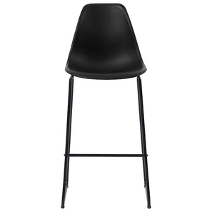 vidaXL 5-Piece Bar Set Plastic Black