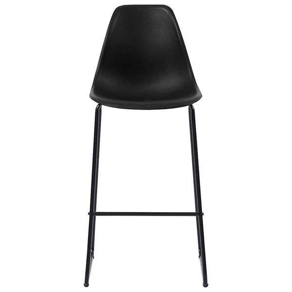 vidaXL 5-Piece Bar Set Plastic Black