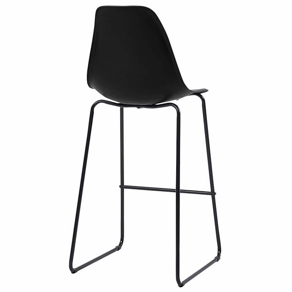 vidaXL 5-Piece Bar Set Plastic Black