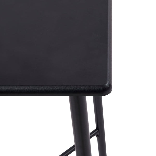 vidaXL 3-Piece Bar Set Plastic Black