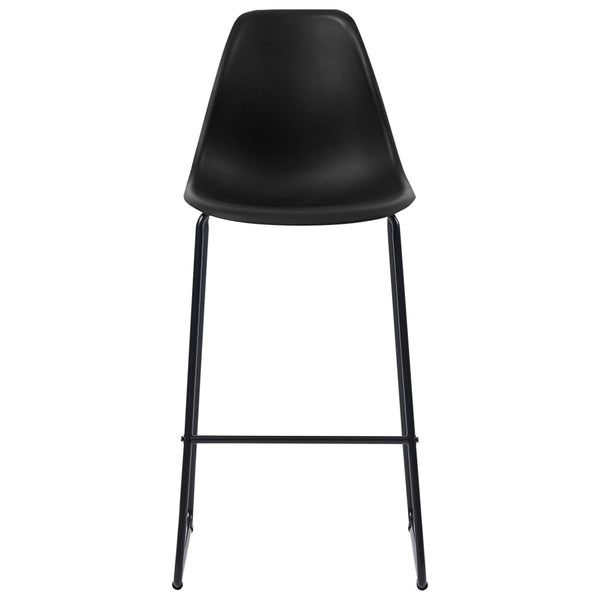 vidaXL 3-Piece Bar Set Plastic Black