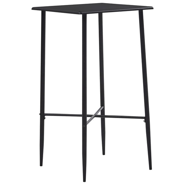 vidaXL 3-Piece Bar Set Fabric Black