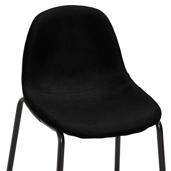 vidaXL 3-Piece Bar Set Fabric Black