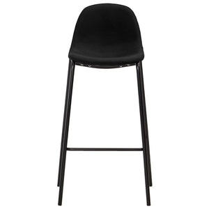 vidaXL 3-Piece Bar Set Fabric Black
