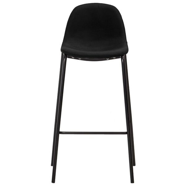 vidaXL 3-Piece Bar Set Fabric Black