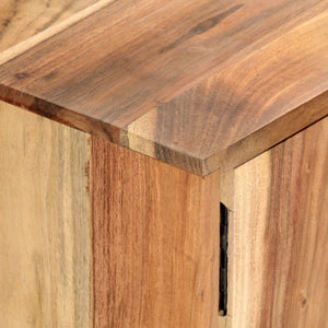 vidaXL TV Cabinet 118 x 30 x 45 cm Solid Acacia Wood