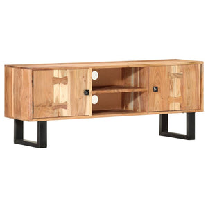 vidaXL TV Cabinet 118 x 30 x 45 cm Solid Acacia Wood