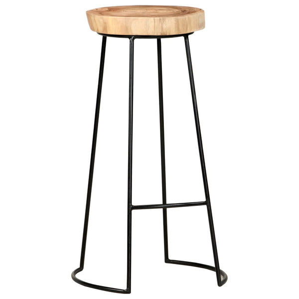 vidaXL Bar Stools 2 pcs. Solid Acacia Wood