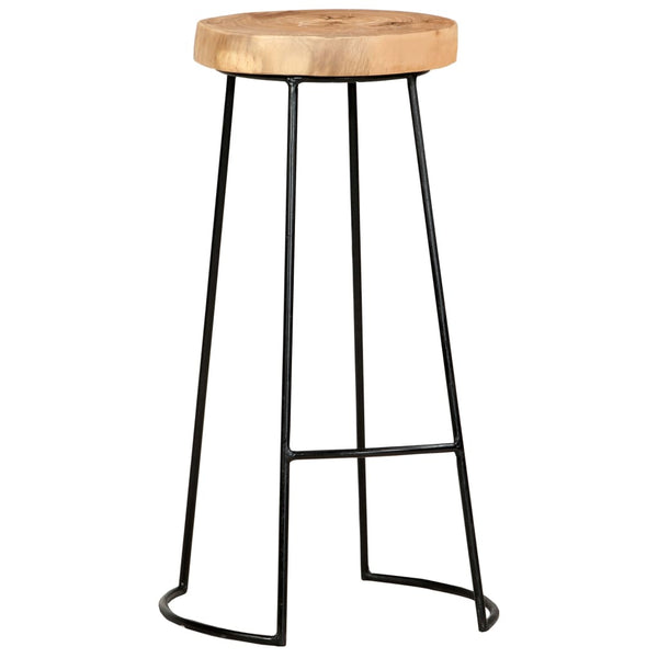 vidaXL Bar Stools 2 pcs. Solid Acacia Wood