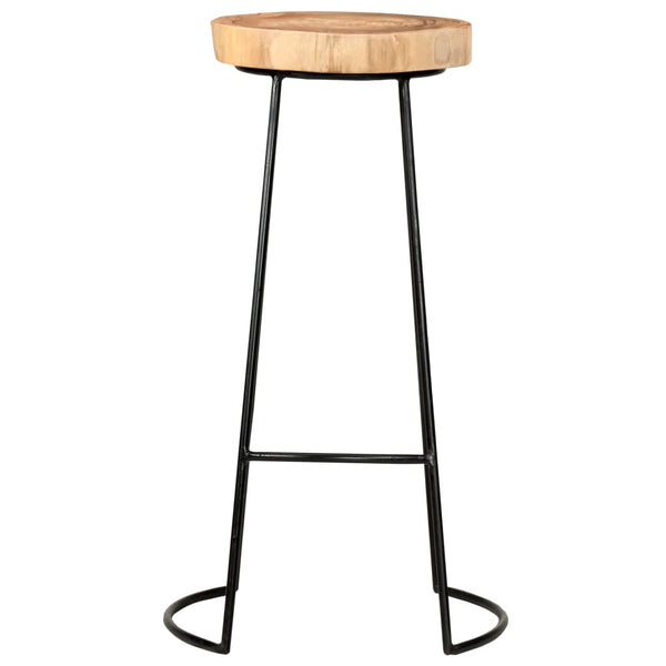 vidaXL Bar Stools 2 pcs. Solid Acacia Wood