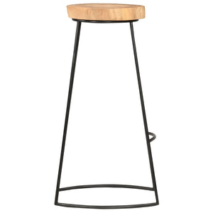 vidaXL Bar Stools 2 pcs. Solid Acacia Wood
