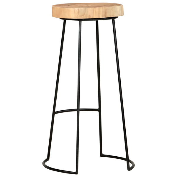 vidaXL Bar Stools 2 pcs. Solid Acacia Wood