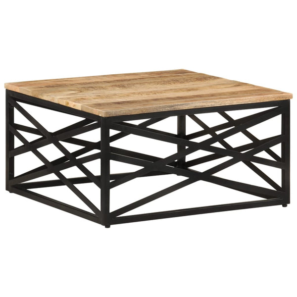 vidaXL Coffee Table 68 x 68 x 35 cm Solid Mango Wood