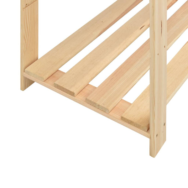 vidaXL Storage Racks 5 Tiers 2 pcs 170x38x170cm Solid Pine Wood 500kg