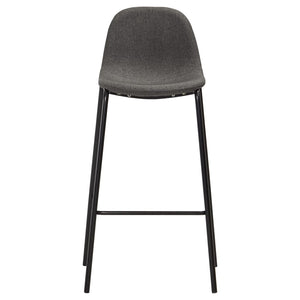 vidaXL 5-Piece Bar Set Fabric Dark Grey