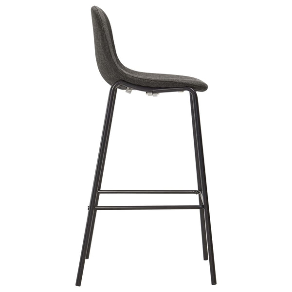 vidaXL 5-Piece Bar Set Fabric Dark Grey
