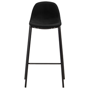 vidaXL 3-Piece Bar Set Fabric Black
