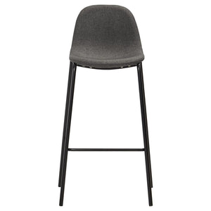 vidaXL 5-Piece Bar Set Fabric Dark Grey