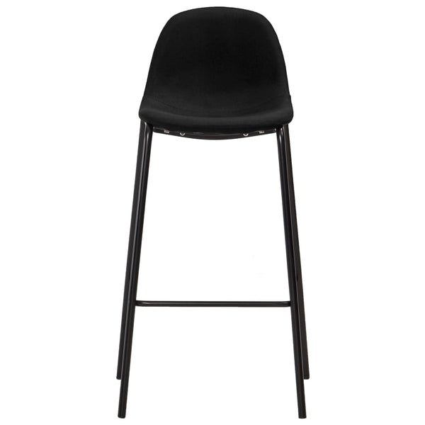 vidaXL 3-Piece Bar Set Fabric Black
