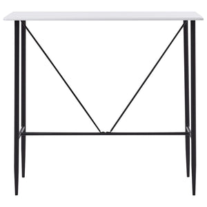 vidaXL 5-Piece Bar Set Fabric Dark Grey