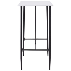 vidaXL 5-Piece Bar Set Fabric Dark Grey