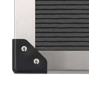 vidaXL Garden Shower with WPC Stainless Steel Base