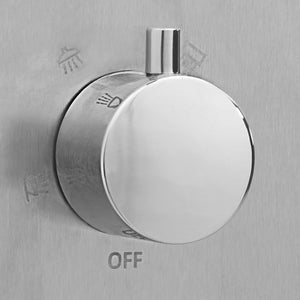 vidaXL Garden Shower with WPC Stainless Steel Base