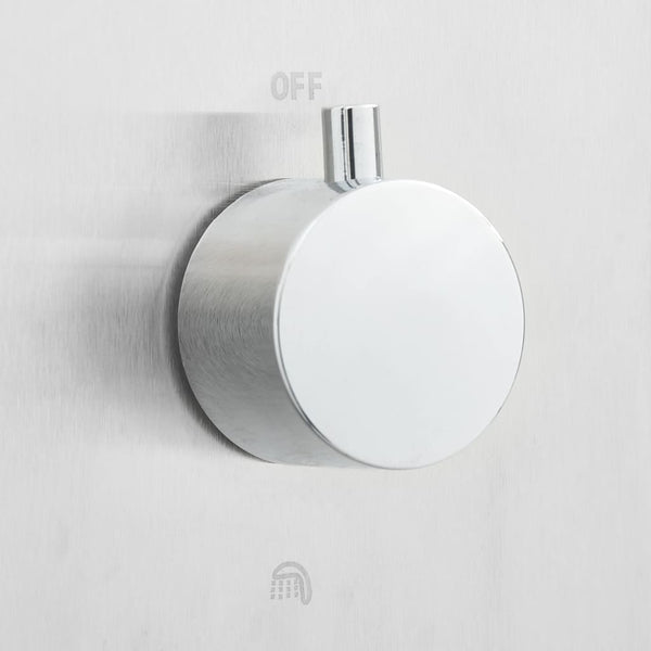 vidaXL Garden Shower with WPC Stainless Steel Base