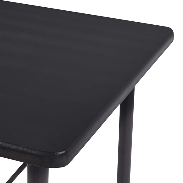vidaXL 5-Piece Bar Set Fabric Dark Grey