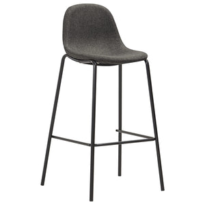 vidaXL 5-Piece Bar Set Fabric Dark Grey