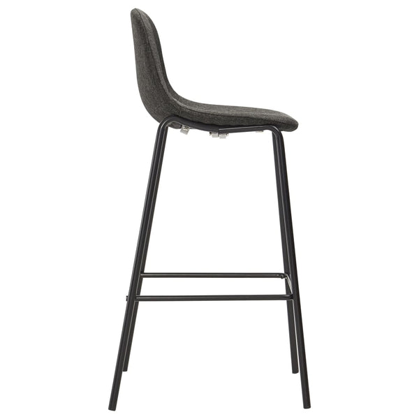 vidaXL 5-Piece Bar Set Fabric Dark Grey