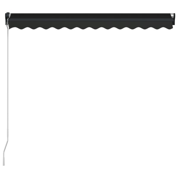 vidaXL Retractable Awning Manual 300 x 250 cm Anthracite