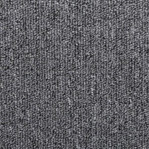 vidaXL Stair Mats 15 pcs. 65x21x4 cm Dark Grey Rectangular Edge