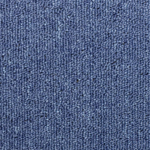 vidaXL Stair Mats 15 pcs. 65x21x4 cm Blue Rectangular Edge