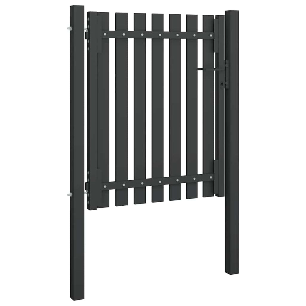 vidaXL Steel Garden Gate 100 x 100 cm Anthracite