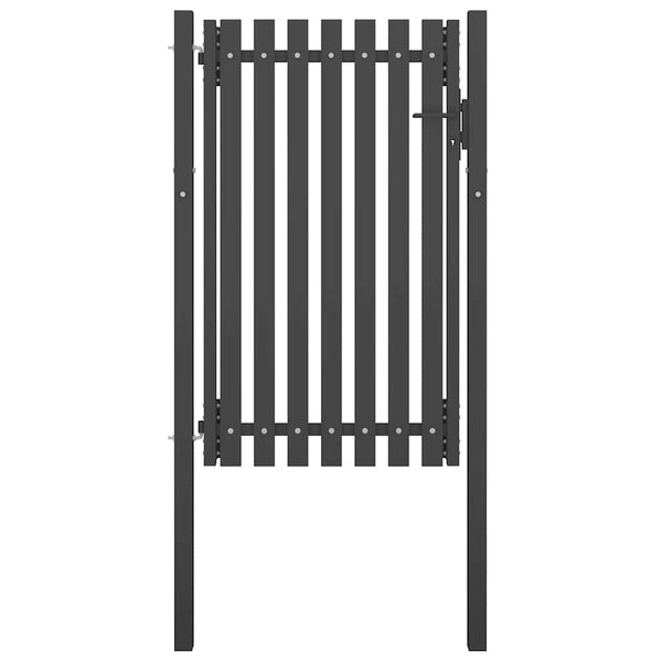 vidaXL Steel Garden Gate 100 x 150 cm Anthracite