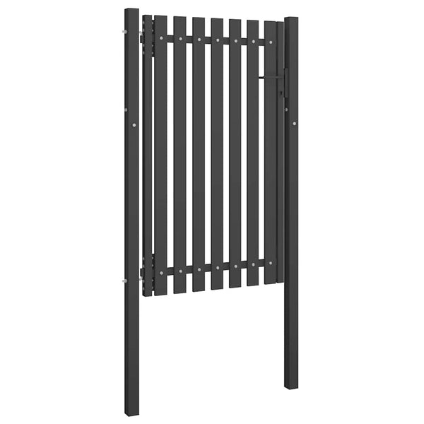 vidaXL Steel Garden Gate 100 x 150 cm Anthracite