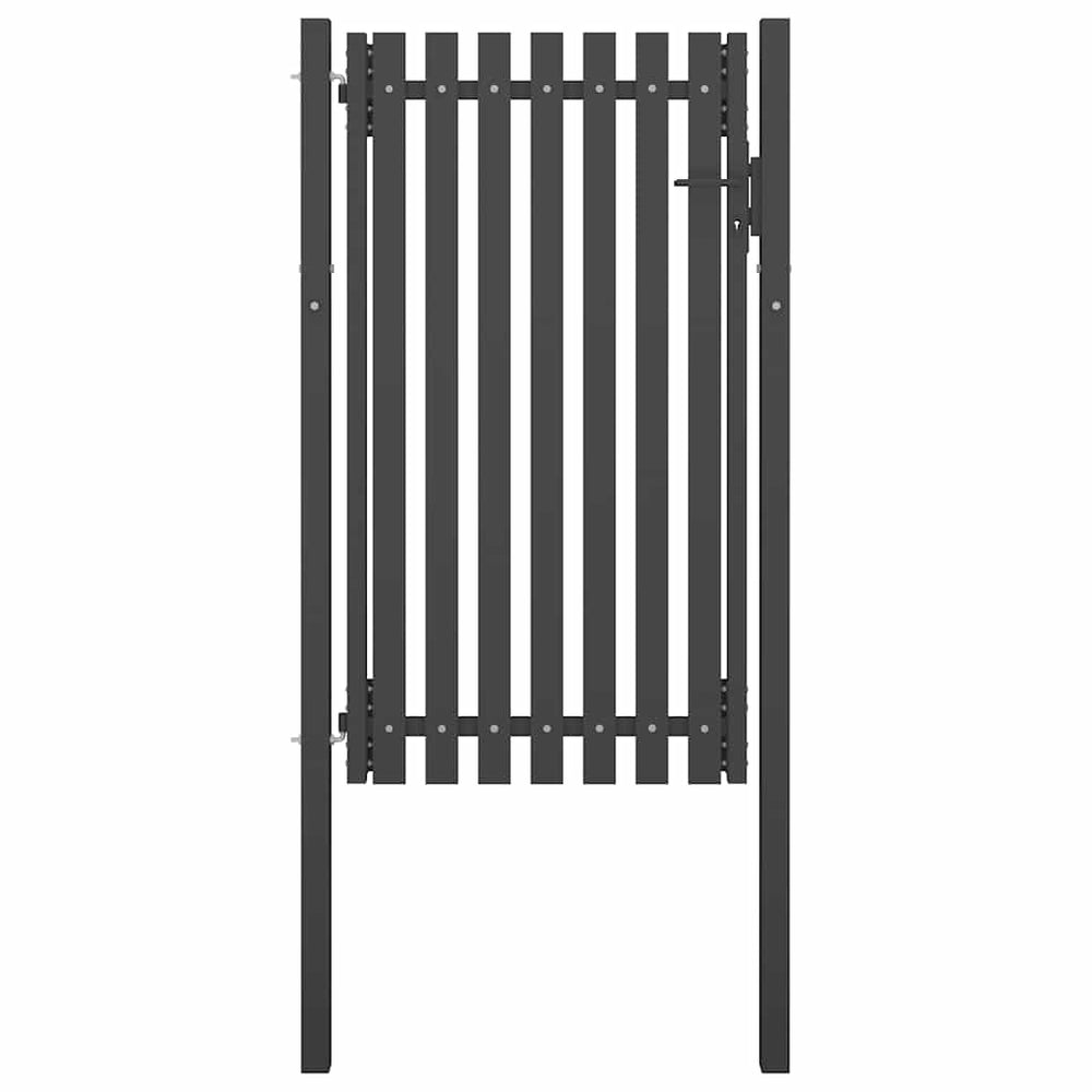vidaXL Garden Gate Steel 1x2.25 m Anthracite