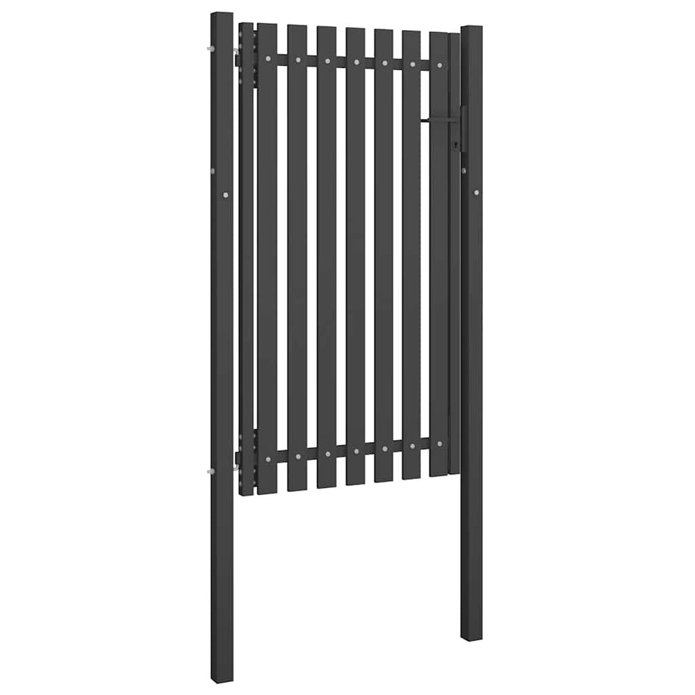vidaXL Garden Gate Steel 1x2.25 m Anthracite